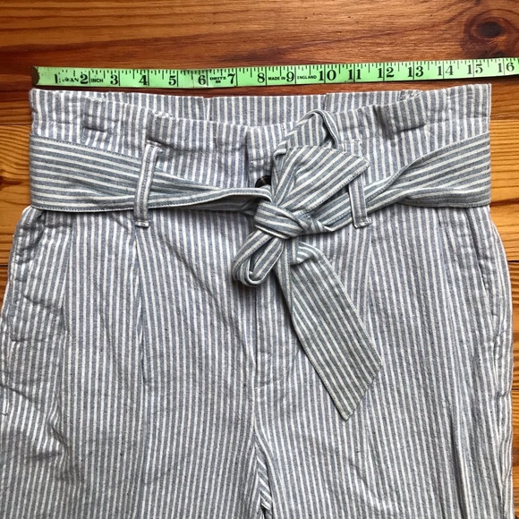 Madewell Denim Tie Waist Wide Leg Pants, NWT, 8 - Picture 6 of 13